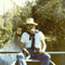 Harold in a Canoe